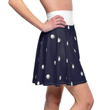 Dark Blue & Golf Balls Women's Skirt