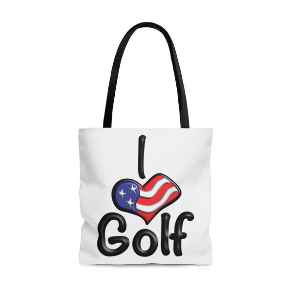 I Love Golf U.S.A. Tote Bag