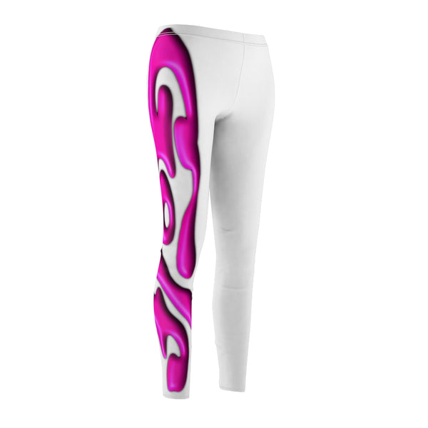 Comfy 3-D Pink Golf Women's Casual Leggings