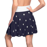 Dark Blue & Golf Balls Women's Skirt