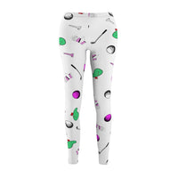 Comfy & Unique Golf Pattern Women's Casual Leggings